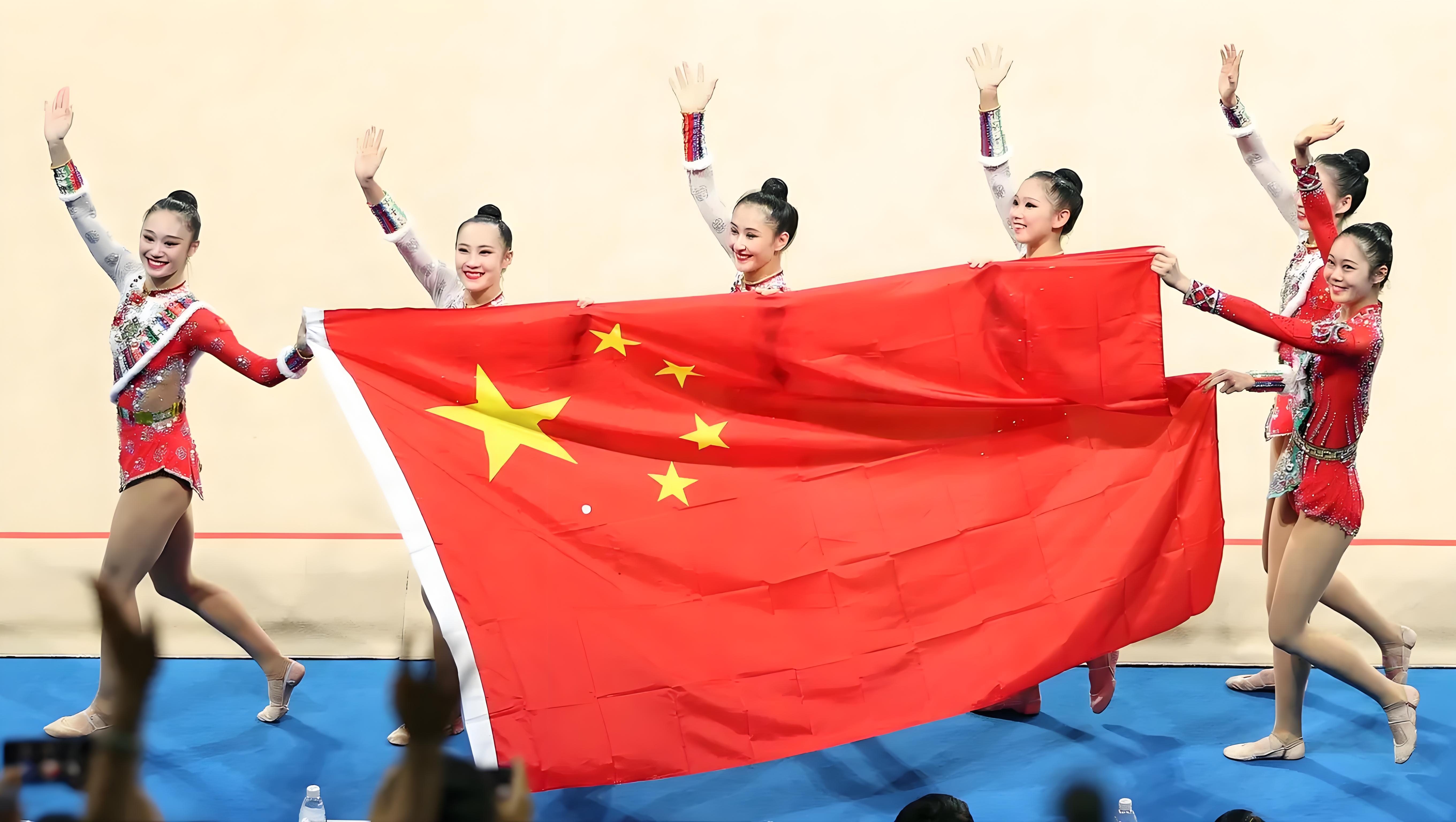 体操女子团体赛成绩喜人获奖